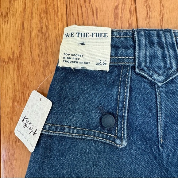 NWT We The Free Top Secret High Rise Jean Shorts Size 26 - Picture 5 of 10